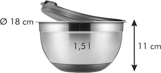 Миска с крышкой GrandCHEF 16 см 1,5 л 428600 Tescoma