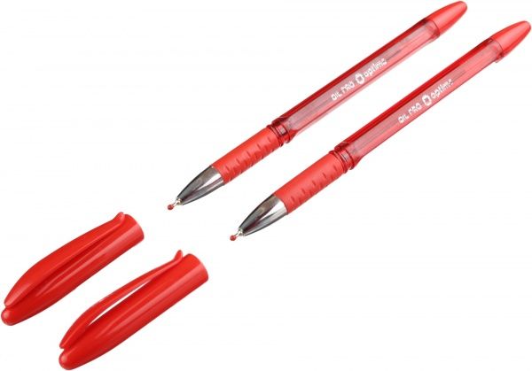 Набор масляных ручек Optima Oil Pro 2 шт. красные 