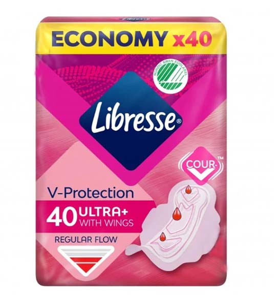 Прокладки гигиенические Libresse Ultra з крыльцами 40 шт.