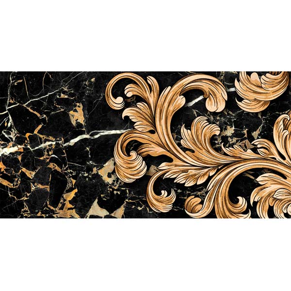 Декор Golden Tile Saint Laurent №1 9АC311 чорний 300х600 мм