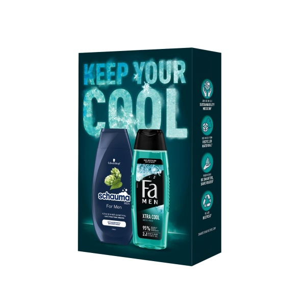 Набор подарочный для мужчин Schauma Keep your cool