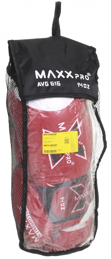 Боксерські рукавиці MaxxPro AVG-616 Red vynil-14 р. 14 14 ozoz Red vynil-14 червоний