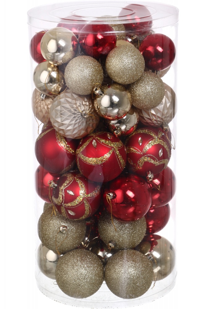 Набор елочных шаров 24IPC-02 d 60 мм 50 шт./уп.