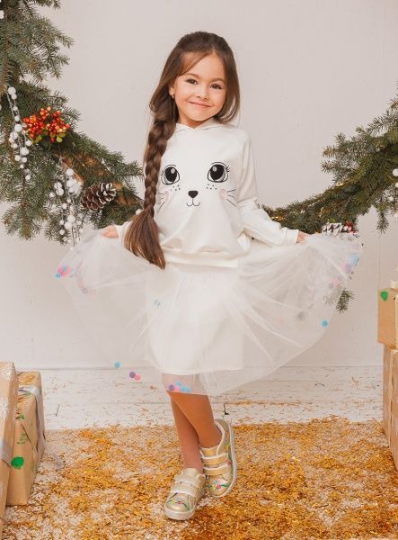 Комплект дитячого одягу Sasha р.104 молочний 3940/11 