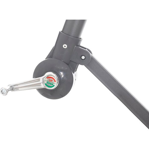 Зонт садовый Indigo FNGD-03 2,7 м серый с наклоном