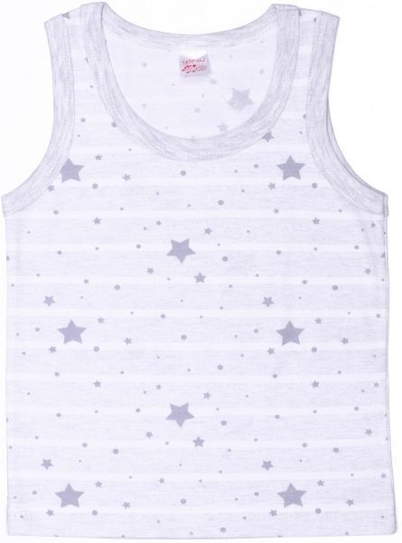 Майка для мальчиков Татошка 2513228зп р.152 белый с серым 