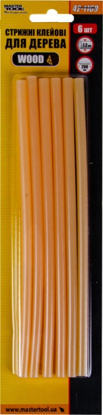 Стержни клеевые MasterTool Wood 7,2 мм 6 шт. 42-1169