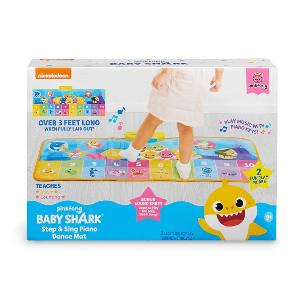 Игровой центр BABY SHARK коврик-пианино Прыгай и пой