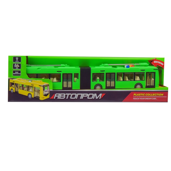 Іграшка Автопром Тролейбус 3 види в асортименті 2904ABCD