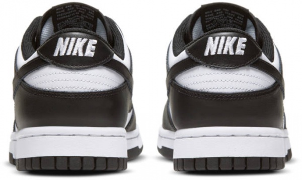 Кросівки Nike DUNK LOW WHITE BLACK DD1503-101 р.39 чорно-білий