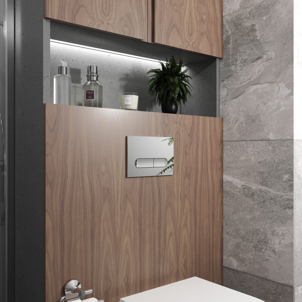 Клавиша смыва Koller Pool Orion Pro New хром глянец