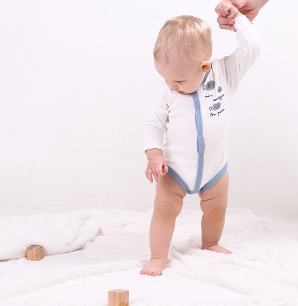 Боді дитяче Sasha р.62 молочний 4157 