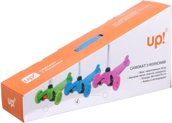 Самокат UP! (Underprice) блакитний SC-MI81-BL 