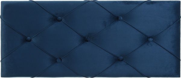 Банкетка декоративная 80х30х39 см синяя 