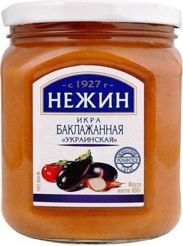 Икра баклажаннаяТМ Нежин Украинская 450 мл