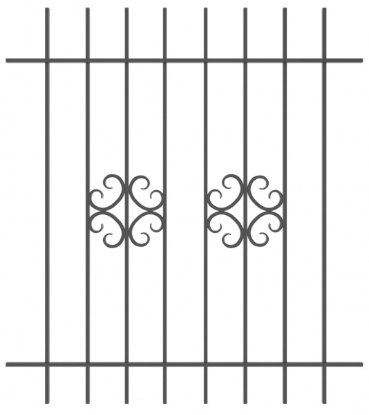 Решітка на вікно Укрітарм 1350х1500 мм (304/5)