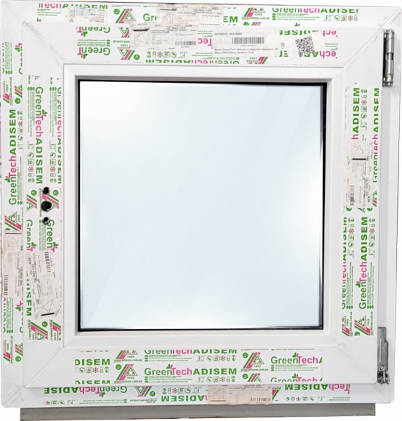 Вікно поворотно-відкидне GreenTech 60 800x800 мм праве 