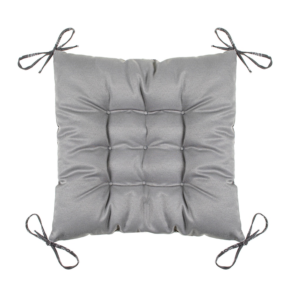 Подушка на стілець Паста графіт 40x40 см Homeline