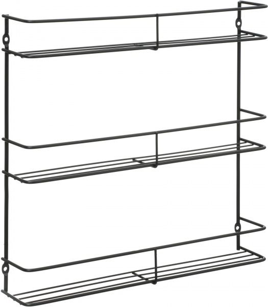 Полиця для спецій чорний нікель