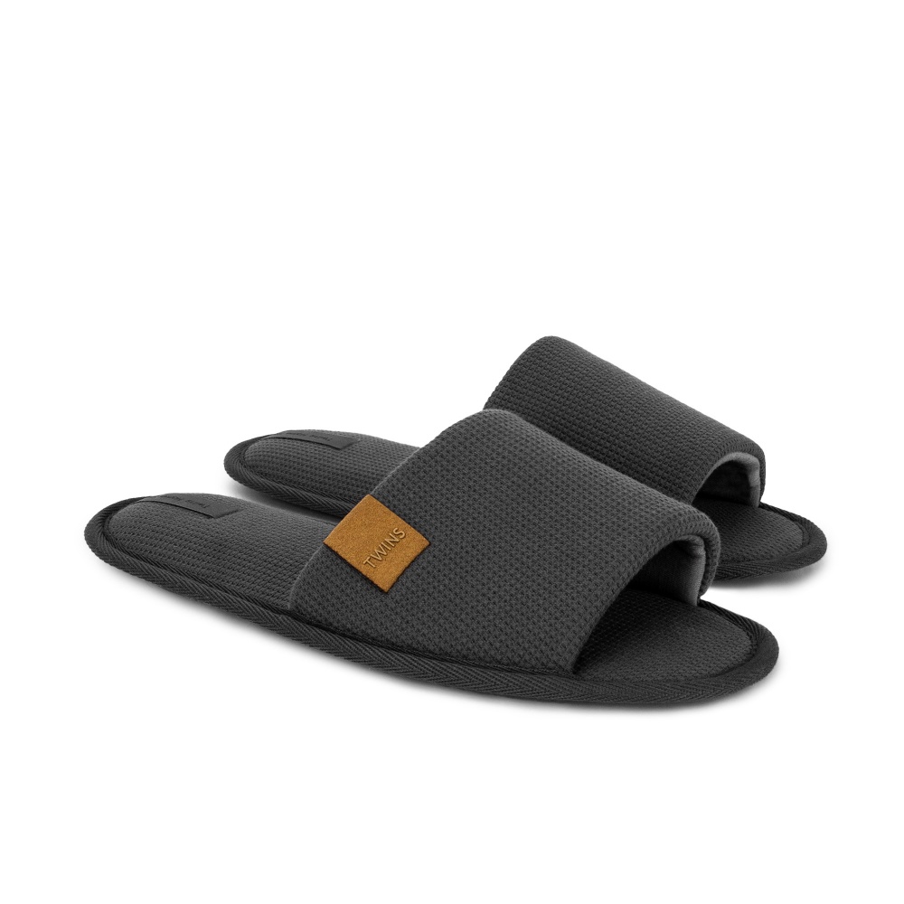 Тапки домашние Twins HS-VL вафельные PVC 14188 р.42/43 графит