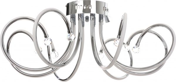 Люстра светодиодная Luce S0047S03 104 Вт хром 