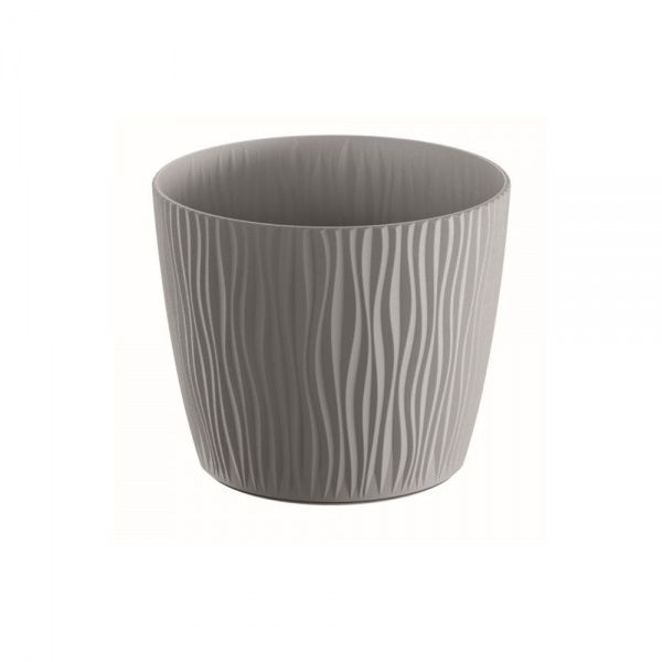 Горшок для цветов Prosperplast SANDY 110 мм круглый 1,06л серый (26392-405) 