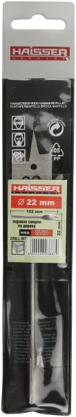 Сверло по дереву перовое Haisser 20x152 мм 22 мм