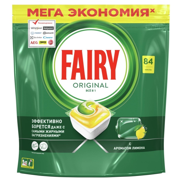 Таблетки для ПММ Fairy Original 84 шт.