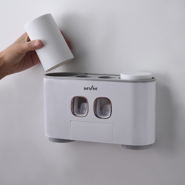 Диспенсер MVM ВР-25 белый/серый