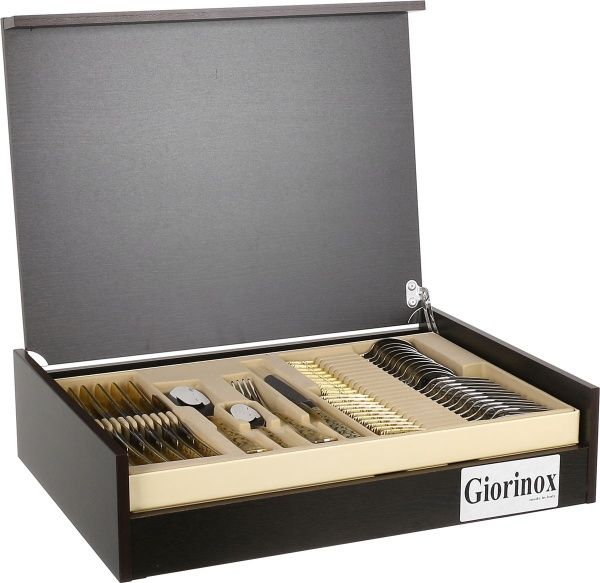 Набор столовых приборов Incisa Oro 6648-75 12 персон 75 предметов