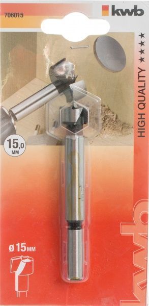 Сверло Форстнера KWB 15 мм 706015