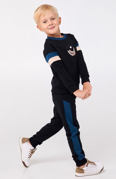 Костюм для хлопчиків Smil р.98 чорний 117336 