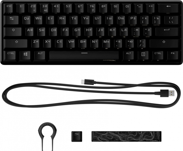 Клавиатура HyperX Alloy Origins 60 black (4P5N0AA) 