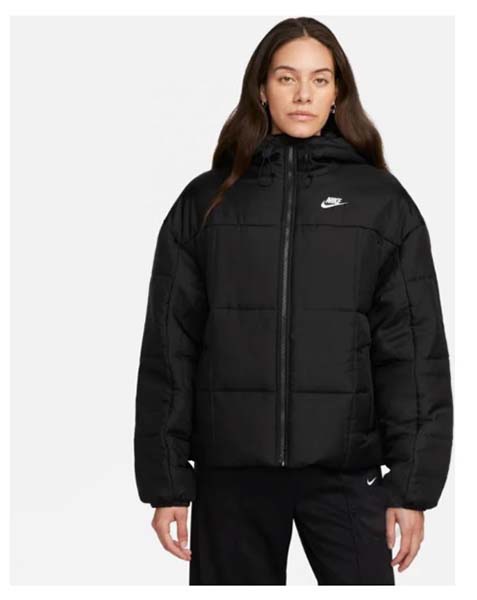 Куртка Nike W NSW ESSTL THRMR CLSC PUFFER FB7672-010 р.S черный