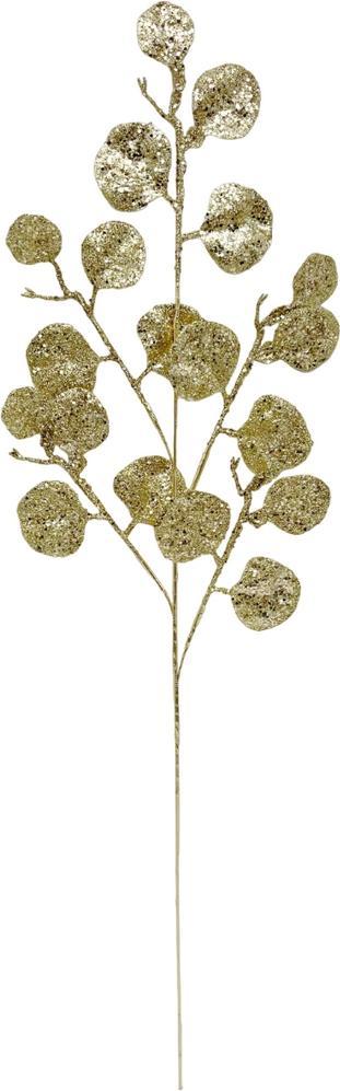 Гілочка декоративна з круглим листям в асортименті 80 см 22B0038-SL 22B0038-GD 22B0038-