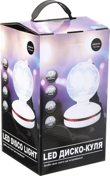 Проектор внутренняя встроенный светодиод (LED) 1 ламп Диско шар QL-200L