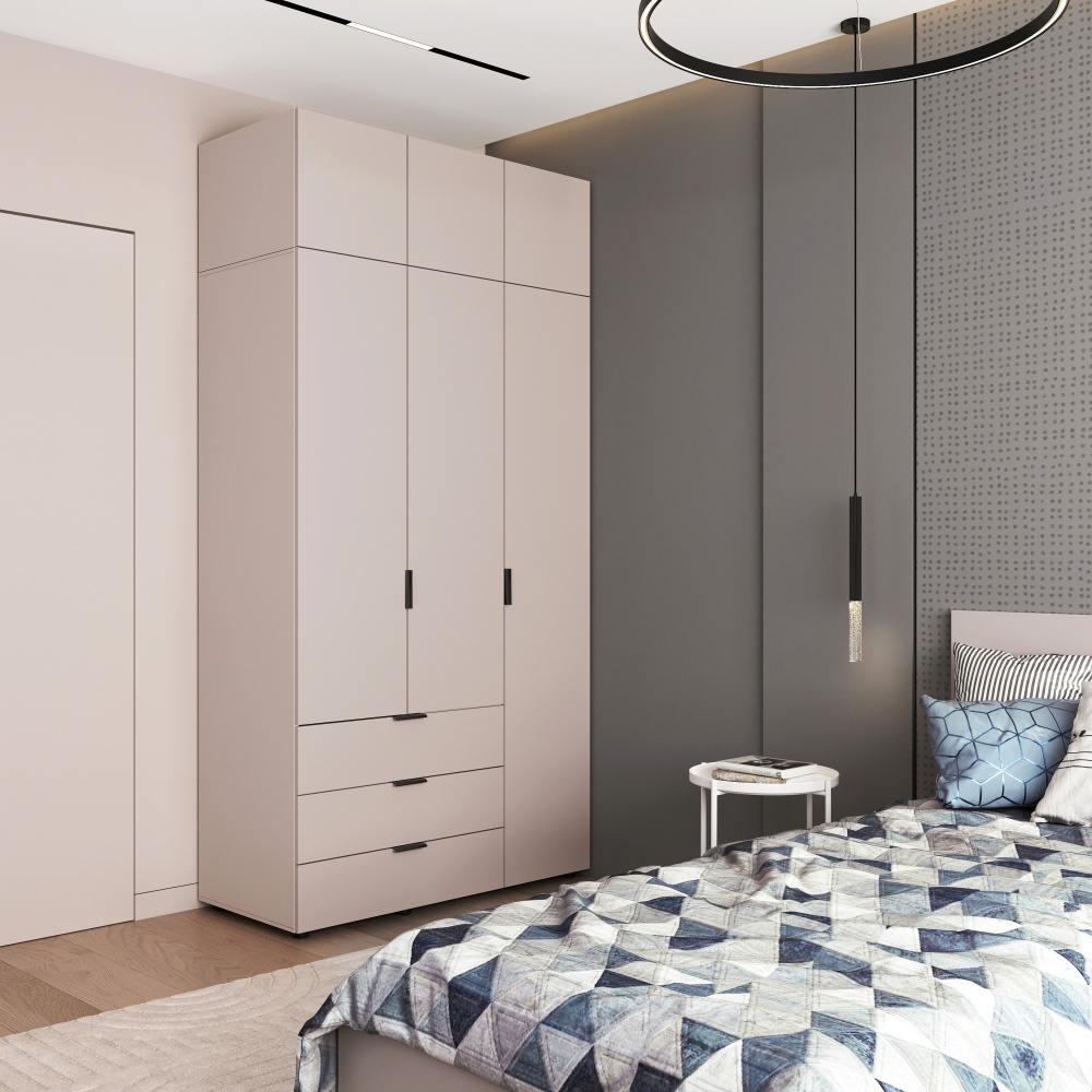 Додатковий сегмент Берегиня Антресоль до шафи Choice 3д3я 400х1200х550 мм кашемір / кашемір