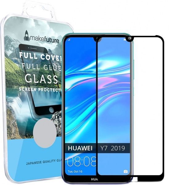 Захисне скло MakeFuture Full Cover Full Glue для Y7 2019 (MGFCFG-HUY719) 