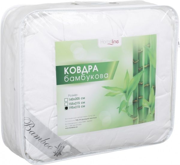 Одеяло бамбуковое 195х215 см Home Line