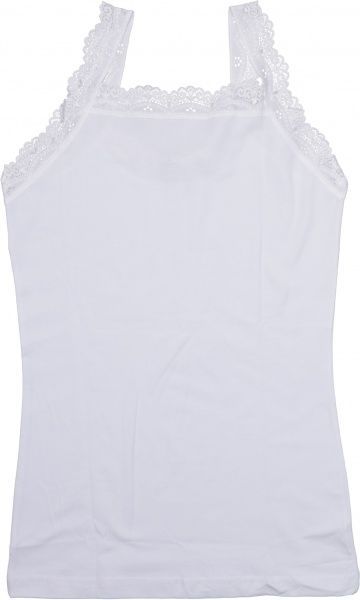 Майка жіноча Gurlesin з мереживом р. M білий 