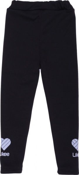 Леггинсы LILUS трикотаж на меху р.140 черный 