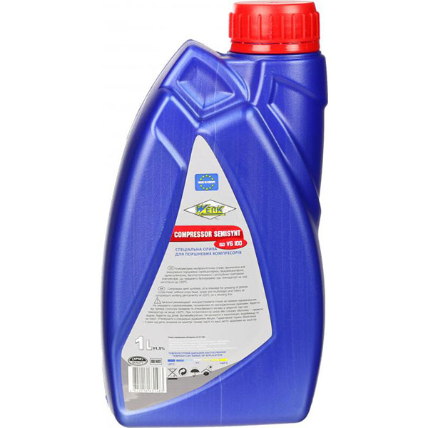 Масло компрессорное Werk COMPRESSOR SEMISYNT ISO VG 100 1 л (VG100)