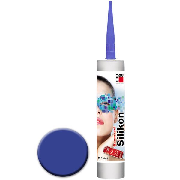 Герметик Baumit Baumacol силіконовий санітарний 310 мл синій