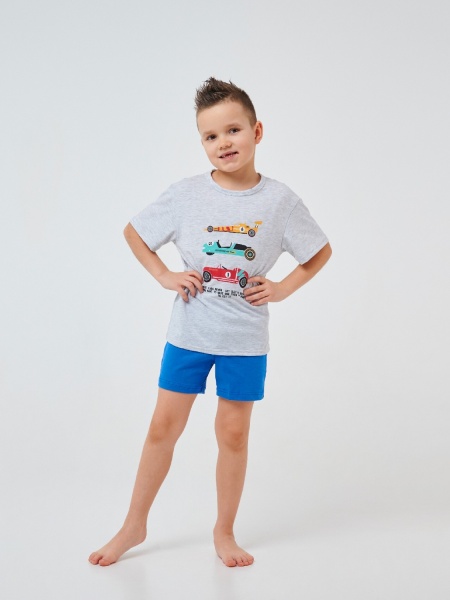 Піжама для хлопчиків Smil 104515 р.110 світло-сірий 