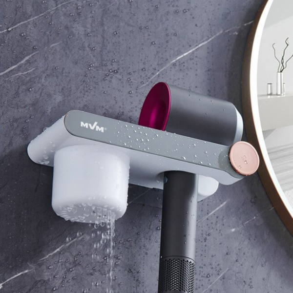 Полка для ванной MVM BP-33 White/Gray 