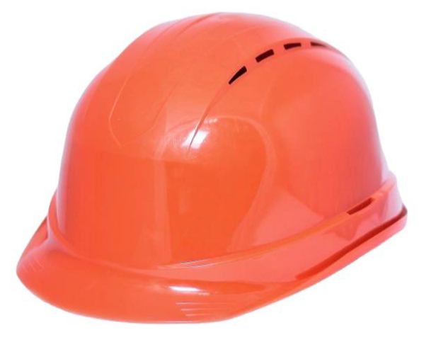 Каска Silent поліетилен (HDPE) з вентиляцією помаранчева 1470BL OR