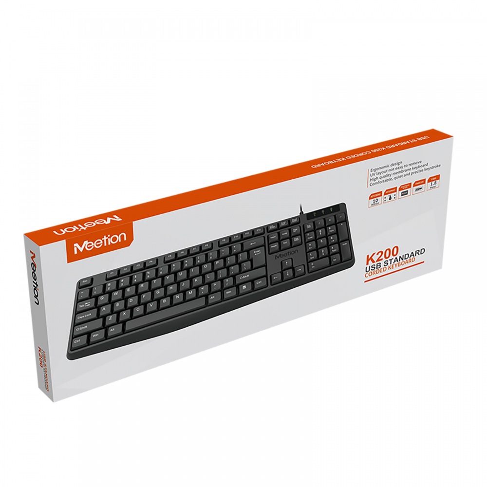 Клавиатура Meetion K200 (MT-K200-A-RUA) black