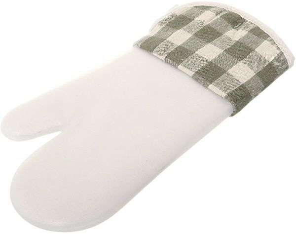 Силиконовая прихватка Green check 18x30 см зеленый UP! (Underprice) 