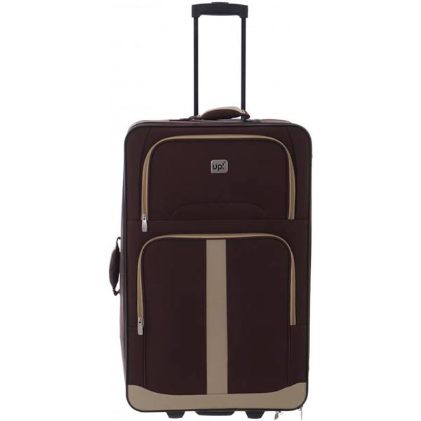 Чемодан UP! (Underprice) 1020NC 49 л коричневый 61х40х20 см 