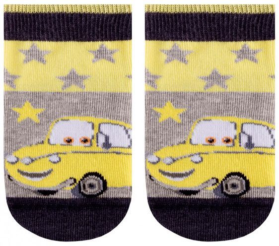 Шкарпетки дитячі Conte-Kids DISNEY 363 17С-135/1СПМ р.12 сірий із жовтим 